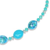 Padova - Via Guizza, 238 - Collana Dami & Tolo Donna Monet in Vetro 001CG10 - 001CG10